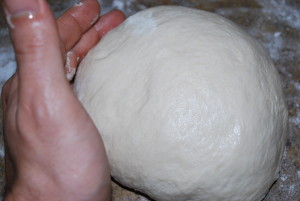Rolling the dough