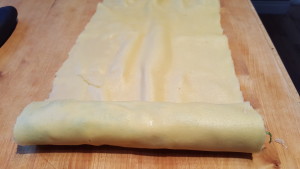 Rolling the canneloni