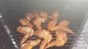 Wings comign out of 'Puff the magic Smoker"